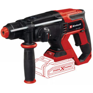 EINHELL Power X-Change Akku-Bohrhammer TE-HD 18/20 Li - Solo, 18Volt (schwarz/rot, ohne Akku und Ladegerät, im Koffer)