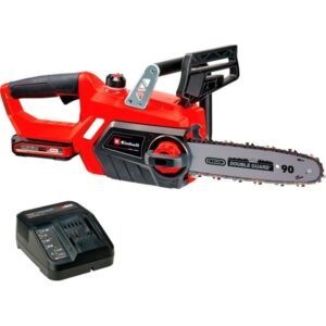 EINHELL Power X-Change Akku-Kettensäge GE-LC 18/25-1 Li Kit, 18Volt (rot/schwarz, Li-Ionen Akku 3,0Ah)