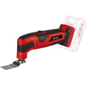 EINHELL Power X-Change Akku-Multifunktions-Werkzeug TC-MG 18 Li-Solo, 18Volt (rot/schwarz, ohne Akku und Ladegerät, inkl. Zubehör)