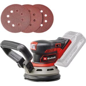 EINHELL Professional Akku-Exzenterschleifer TP-RS 18/32 Li BL-Solo, 18Volt (rot/schwarz, ohne Akku und Ladegerät)