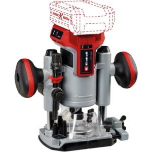 EINHELL Professional Akku-Oberfräse TP-RO 18 Li BL - Solo, 18Volt (rot, ohne Akku und Ladegerät)