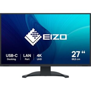 EIZO EV2740X-BK, LED-Monitor (69 cm (27 Zoll), schwarz, UltraHD/4K, IPS, LAN, USB-C)