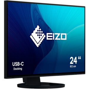 EIZO FlexScan EV2485-BK, LED-Monitor (61.1 cm (24 Zoll), schwarz, WUXGA, IPS, USB-C, HDMI)