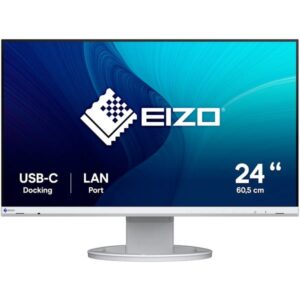EIZO FlexScan EV2490-WT, LED-Monitor (61 cm (24 Zoll), weiß, FullHD, IPS, 60 Hz, USB-C)