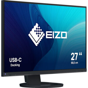 EIZO FlexScan EV2720S-BK, LED-Monitor (68.5 cm (27 Zoll), schwarz, WQHD, IPS, USB-C, USB-Hub)