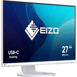 EIZO FlexScan EV2720S-WT, LED-Monitor (68.5 cm (27 Zoll), weiß, WQHD, IPS, USB-C, USB-Hub)
