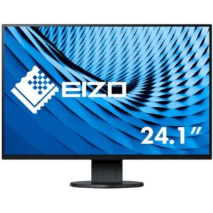 EIZO Flexscan EV2456-BK Generalüberholt, LED-Monitor (61 cm (24.1 Zoll), schwarz, WUXGA, IPS, DisplayPort, DVI, HDMI, VGA)