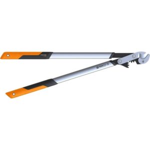 Fiskars PowerGear Amboss Getriebe-Astschere LX99-L (schwarz/orange)