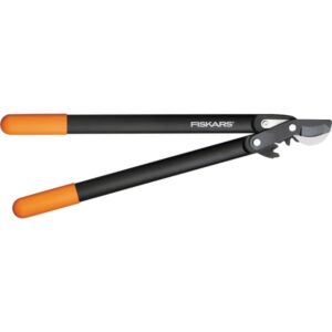 Fiskars PowerGear II Bypass Getriebe-Astschere L74 (schwarz/orange)
