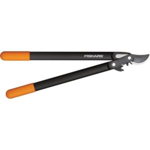 Fiskars PowerGear II Bypass Getriebe-Astschere L76 (schwarz/orange)