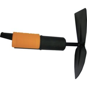 Fiskars QuikFit Doppelhacke, spitz (schwarz/orange, 5,5cm)