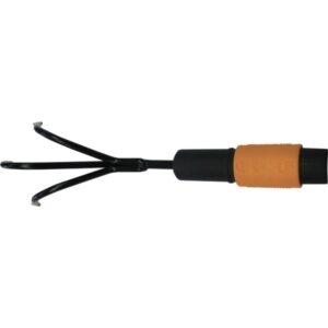 Fiskars QuikFit Kralle, breit, Hacke (schwarz/orange, 9cm)