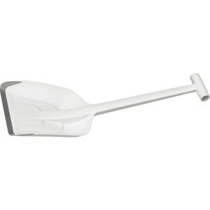 Fiskars SnowXpert Schneeschaufel (weiß, Autoschaufel, 22cm)