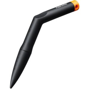 Fiskars Solid Pflanzstock, Pflanzer (schwarz/orange)