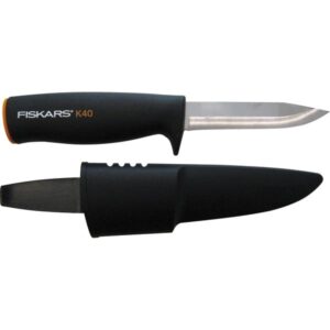 Fiskars Universalmesser K40 (schwarz/silber)