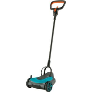 GARDENA Akku-Rasenmäher HandyMower 22/18V P4A solo (grau/türkis, ohne Akku und Ladegerät, POWER FOR ALL ALLIANCE)