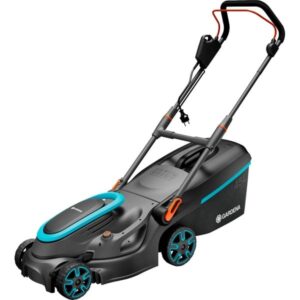 GARDENA Elektro-Rasenmäher PowerMax 37/1800 G2 (schwarz/grau, 1.800 Watt)