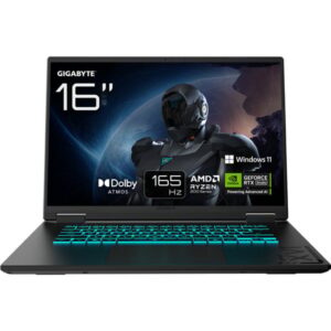 GIGABYTE GAMING A16 3WHK3DE894SH, Gaming-Notebook (schwarz, AMD Ryzen 7 260, NVIDIA GeForce RTX 5070, 16 GB DDR5, 1 TB (1 TB SSD), Windows 11 Home)