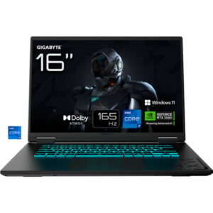 GIGABYTE GAMING A16 CWHI3DEC94SH, Gaming-Notebook (grau, Intel® Core™ i7-13620H, NVIDIA GeForce RTX 5070, 16 GB DDR5, 1 TB (1 TB SSD), Windows 11 Home)