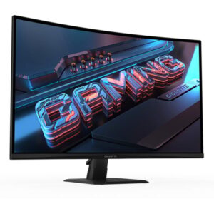 GIGABYTE GS32QCA, Gaming-Monitor (80 cm (31.5 Zoll), schwarz (matt), QHD, VA, Curved, HDMI, DP, 180Hz Panel)