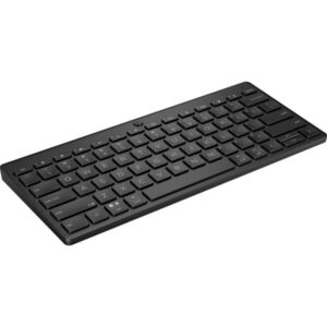 HP 355 Kompakte Bluetooth-Tastatur für mehrere Geräte (schwarz, DE-Layout, Plunger)