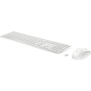 HP 650 Wireless-Tastatur und -Maus, Desktop-Set (weiß, DE-Layout)