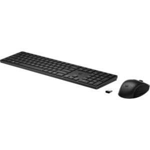 HP 655 Wireless-Tastatur und -Maus, Desktop-Set (schwarz, DE-Layout)