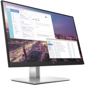 HP E23 G4, LED-Monitor (58.42 cm (23 Zoll), schwarz/silber, FullHD, IPS, HDMI)