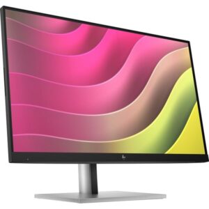 HP E24t G5, LED-Monitor (60.5 cm (23.8 Zoll), schwarz/silber, Full HD, IPS, DisplayPort, HDMI, USB-Hub, Pivot, Touch)