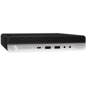 HP EliteDesk 705 G5 DM Generalüberholt, Mini-PC (schwarz/silber, Windows 11 Pro)