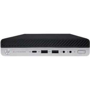 HP EliteDesk 800 G5 MP Generalüberholt, Mini-PC (schwarz/silber, Windows 11 Pro)