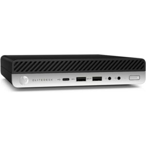 HP Elitedesk 800 G5 DM Generalüberholt, Mini-PC (schwarz/silber, Windows 11 Pro)