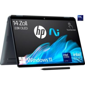 HP OmniBook Ultra Flip 14-fh0079ng, Notebook (grau, Intel® Core™ Ultra 7 258V, Intel® Arc™ Graphics, 32 GB LPDDR5X, 2 TB (2 TB SSD), Windows 11 Home)