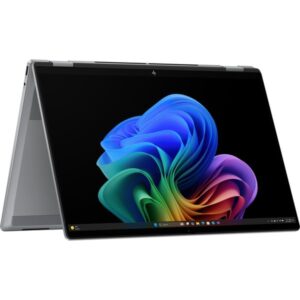 HP OmniBook X Flip 16-ar0077ng, Notebook (silber, AMD Ryzen AI 7 350, AMD Radeon 860M, 16 GB LPDDR5X, 512 GB (512 GB SSD), Windows 11 Home)