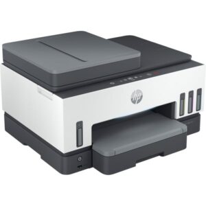 HP Smart Tank 7605, Multifunktionsdrucker (grau/weiß, USB, LAN, WLAN, Bluetooth, Duplex (Druck))
