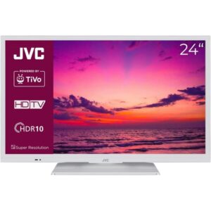 JVC LT-24VH5455W, LED-Fernseher (60 cm (24 Zoll), weiß, WXGA (HD-Ready), Tripple Tuner, Smart TV, TiVo Betriebssystem)