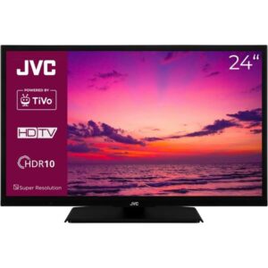 JVC LT-24VH5455, LED-Fernseher (60 cm (24 Zoll), schwarz, WXGA (HD-Ready), Tripple Tuner, Smart TV, TiVo Betriebssystem)