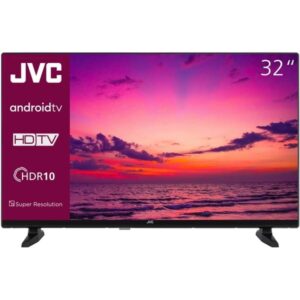 JVC LT-32VAH3355, LED-Fernseher (80 cm (32 Zoll), schwarz, WXGA, Tripple Tuner, Smart TV, Android Betriebssystem)
