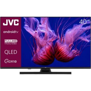 JVC LT-40VQF545A, QLED-Fernseher (102 cm (40 Zoll), schwarz, FullHD, Tripple Tuner, Smart TV, Android Betriebssystem)