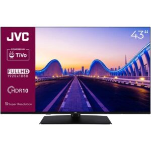 JVC LT-43VF5355, LED-Fernseher (108 cm (43 Zoll), schwarz, FullHD, Tripple Tuner, Smart TV, TiVo Betriebssystem)