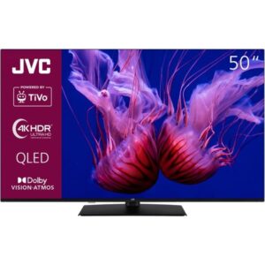 JVC LT-50VUQ3455, QLED-Fernseher (126 cm (50 Zoll), schwarz, UltraHD/4K, Tripple Tuner, Smart TV, TiVo Betriebssystem)