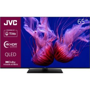 JVC LT-65VUQ3455, QLED-Fernseher (164 cm (65 Zoll), schwarz, UltraHD/4K, Tripple Tuner, Smart TV, TiVo Betriebssystem)