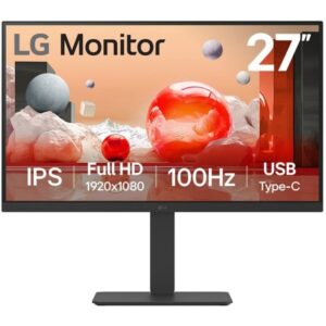 LG 27BA650-B.AEU, LED-Monitor (68.6 cm (27 Zoll), schwarz, FullHD, IPS, USB-C, 100Hz Panel)