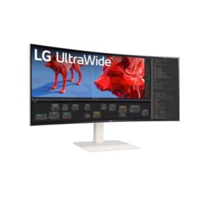 LG 38WR85QC-W, LED-Monitor (95.3 cm (37.5 Zoll), weiß, UWQHD+, Nano-IPS, Curved, AMD Free-Sync Premium Pro, Nvidia G-Sync kompatibel, 144Hz Panel)