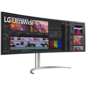 LG 49WQ95X-W, LED-Monitor (124 cm (49 Zoll), weiß/silber, DQHD, IPS, Free + G-Sync, 144Hz Panel)
