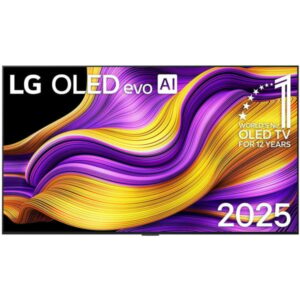 LG OLED65G57LW evo TV, OLED-Fernseher (163.9 cm (65 Zoll), silber/schwarz, UltraHD/4K, Tripple Tuner, HDR, 120Hz Panel)