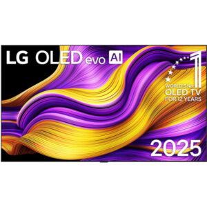 LG OLED97G57LW evo TV, OLED-Fernseher (245.1 cm (97 Zoll), silber/schwarz, UltraHD/4K, Tripple Tuner, HDR, 120Hz Panel)