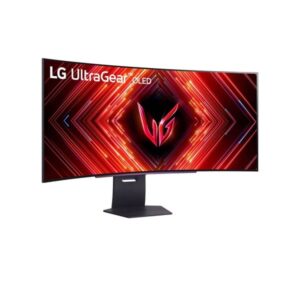 LG UltraGear 45GS95QX-B.AEU, Gaming-Monitor (113.1 cm (45 Zoll), schwarz, UWQHD, OLED, Curved, NVIDIA G-SYNC kompatibel, AMD FreeSync Premium Pro, 240Hz Panel)