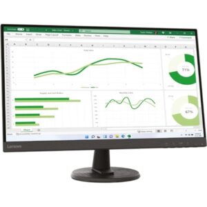 Lenovo D27-40, LED-Monitor (68.6 cm (27 Zoll), schwarz, Full HD, VA, HDMI, VGA, AMD Free-Sync)