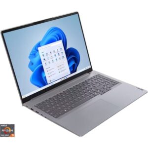 Lenovo ThinkBook 16 G7 ARP (21MW001WGE), Notebook (grau, AMD Ryzen 5 7535HS, AMD Radeon 660M, 16 GB DDR5, 512 GB (512 GB SSD), Windows 11 Pro)